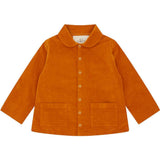 Organic Cotton Velvet Jacket, Raw Sienna