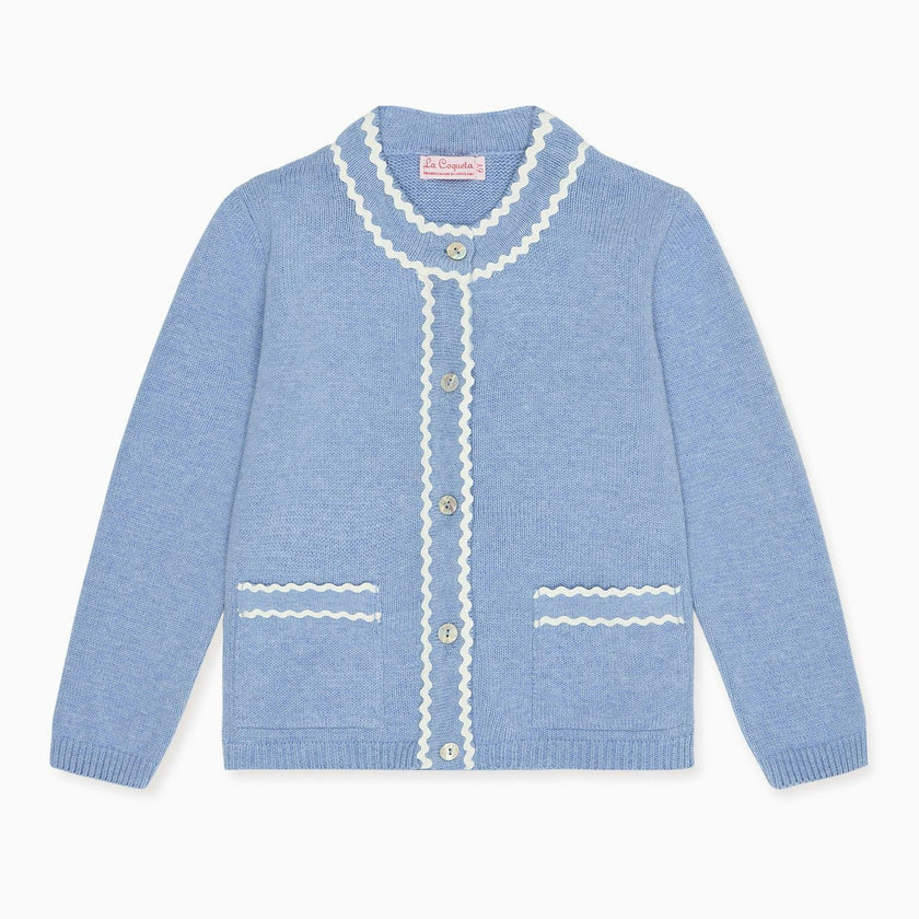Blue Alegria Cotton Girl Cardigan