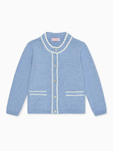 Blue Alegria Cotton Girl Cardigan