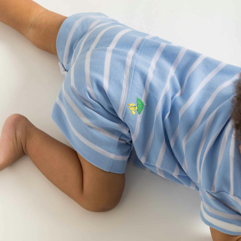 Stripe Knit Shortall With & Friends