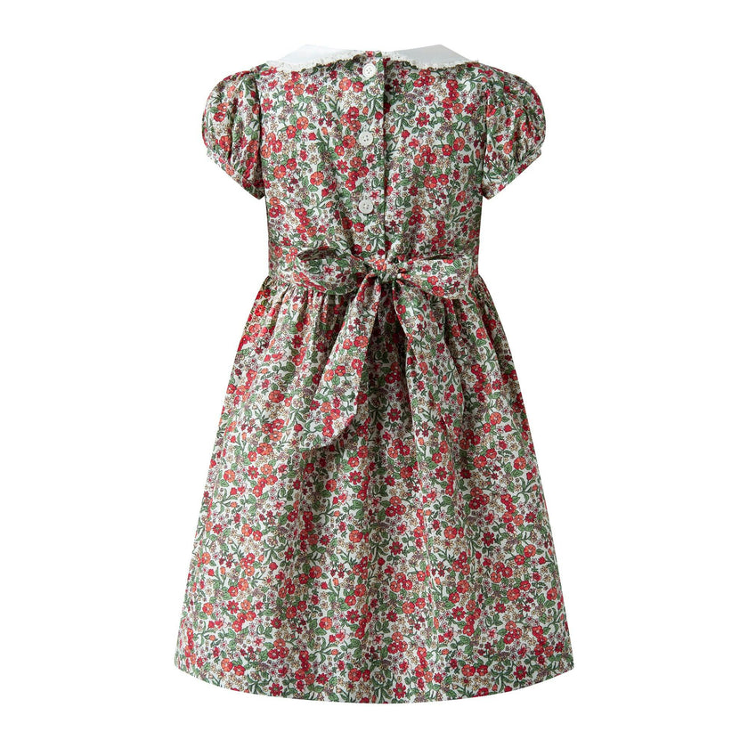 Botanical Frill Front Dress