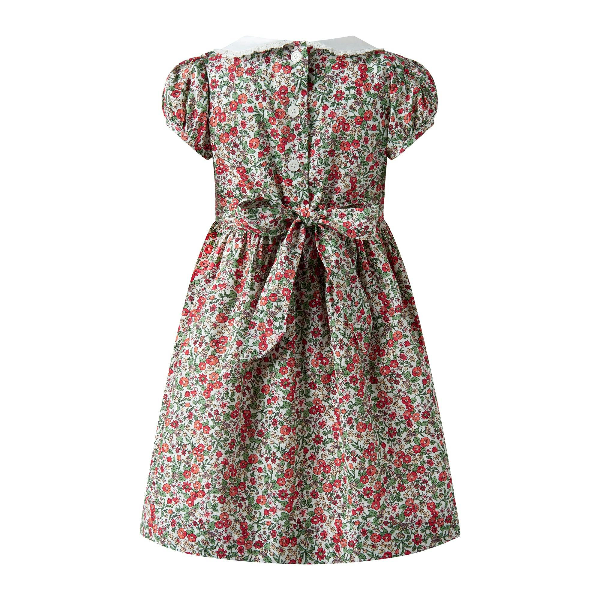 Botanical Frill Front Dress