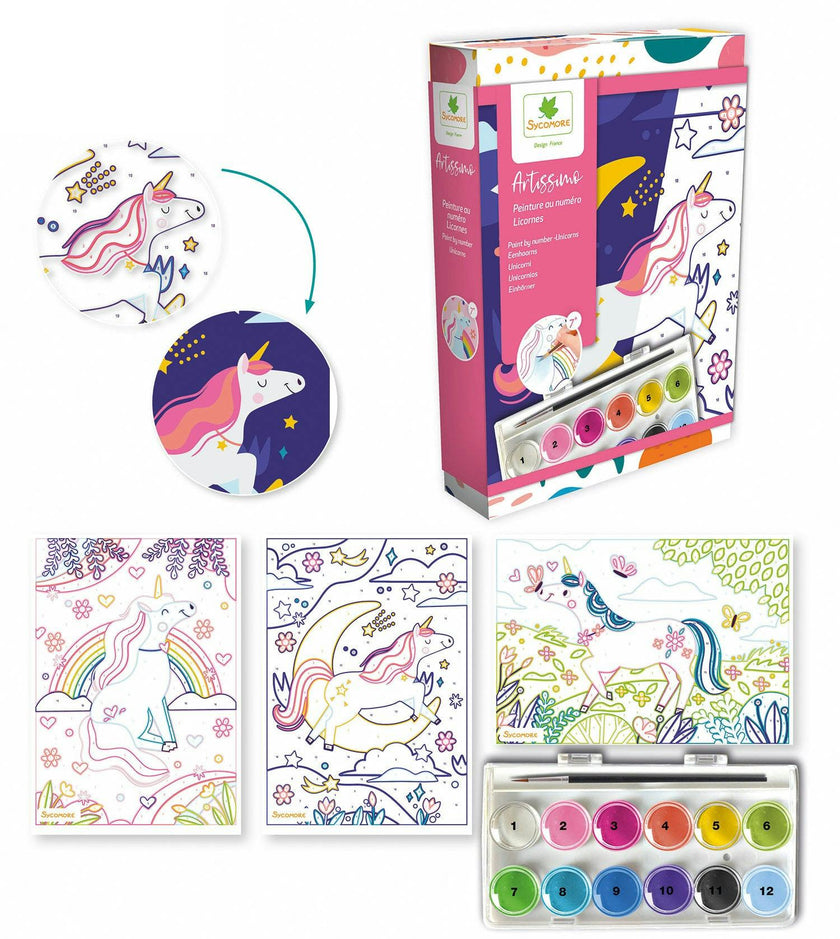 Artissimo - Paint By Numbers Unicorns - 7y+