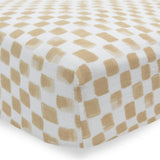 Cotton Muslin Crib Sheet - Adobe Checker