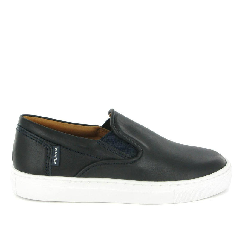 Slip On Sneakers - navy blue smooth