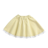 Light Yellow Ruffle Skirt Set