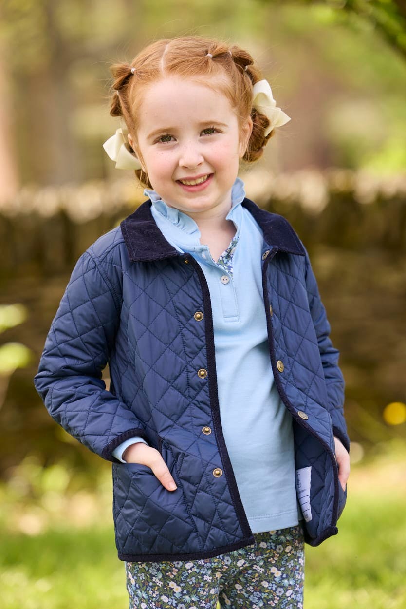 Long Sleeve Hastings Polo - Winslow Floral