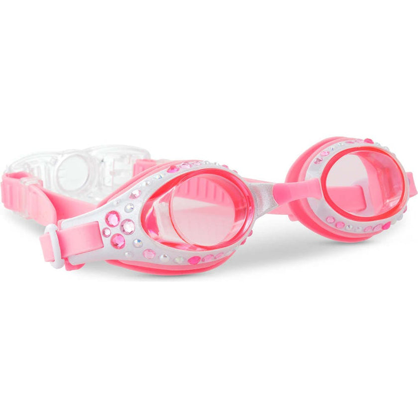 Pearl White Bow Youth Swim Goggle