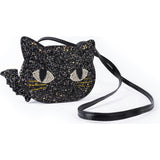 Magical Caticorn Journal and Black Kitty Purse, 2pc Bundle