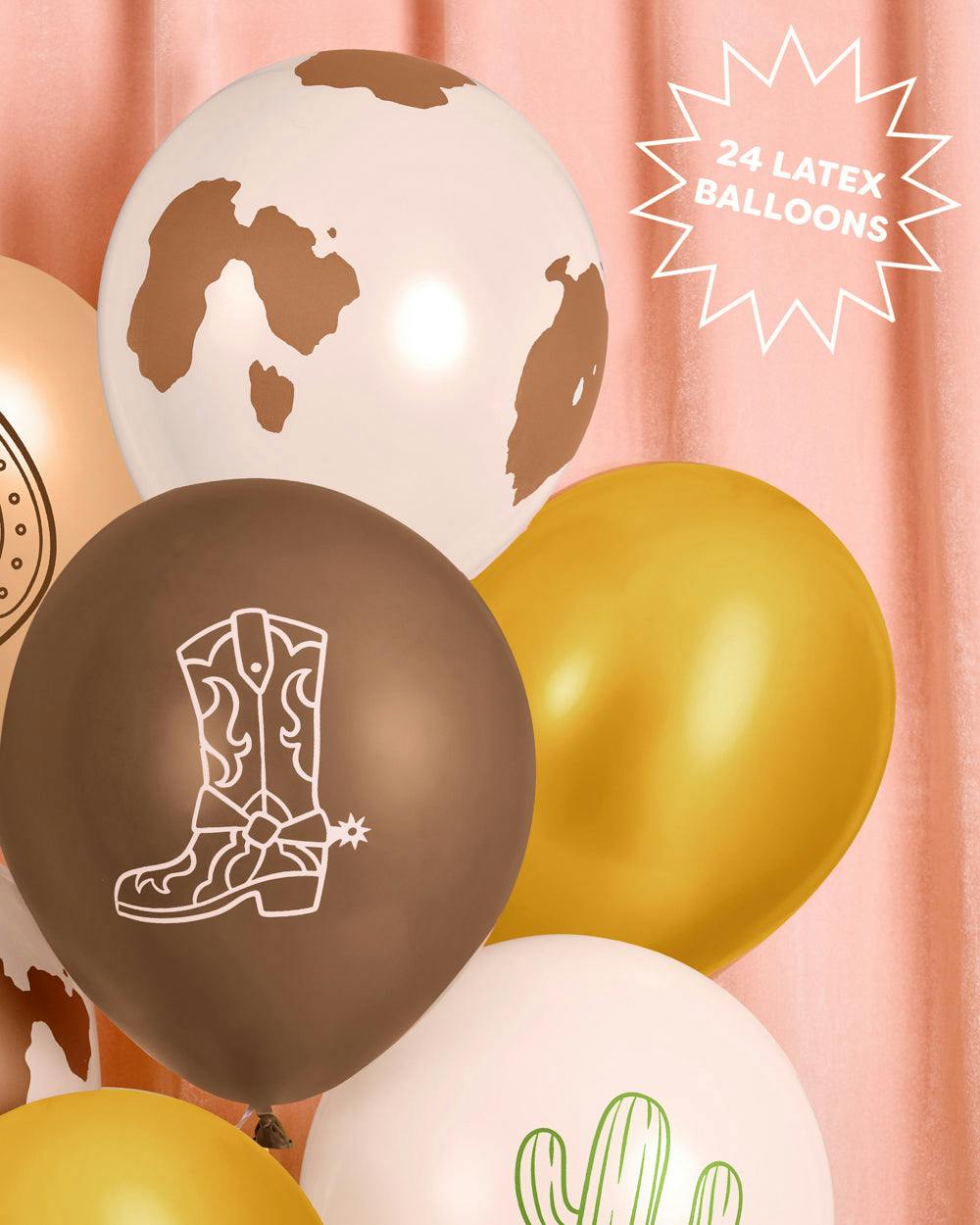 Saddle Up Balloon Pack - 25 latex balloons