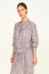 Florence Blouse in Grappa Minnow