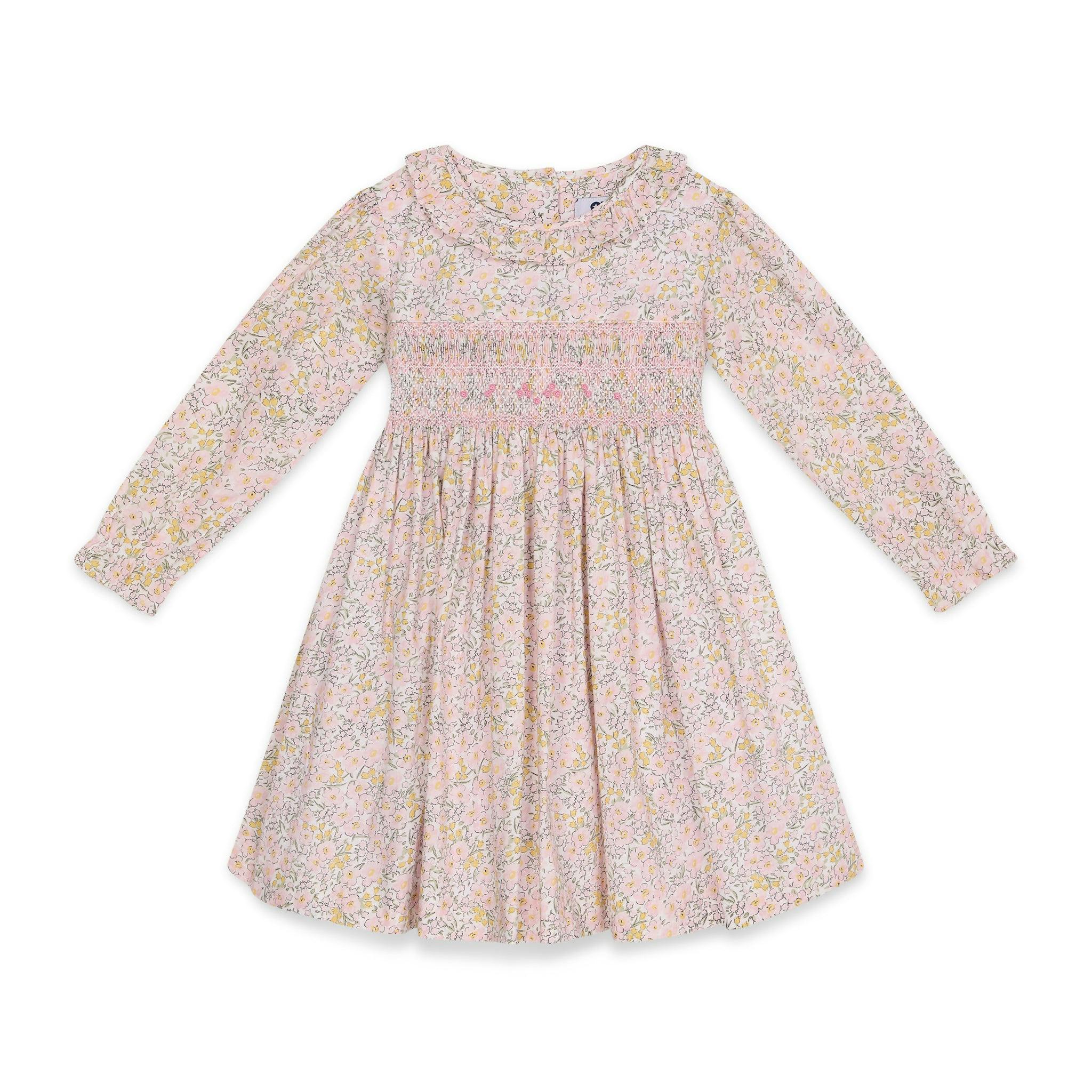 Smocked Girls Dress
