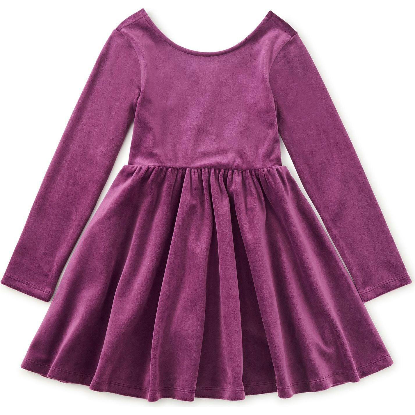 Velour Ballet Dress, Purple