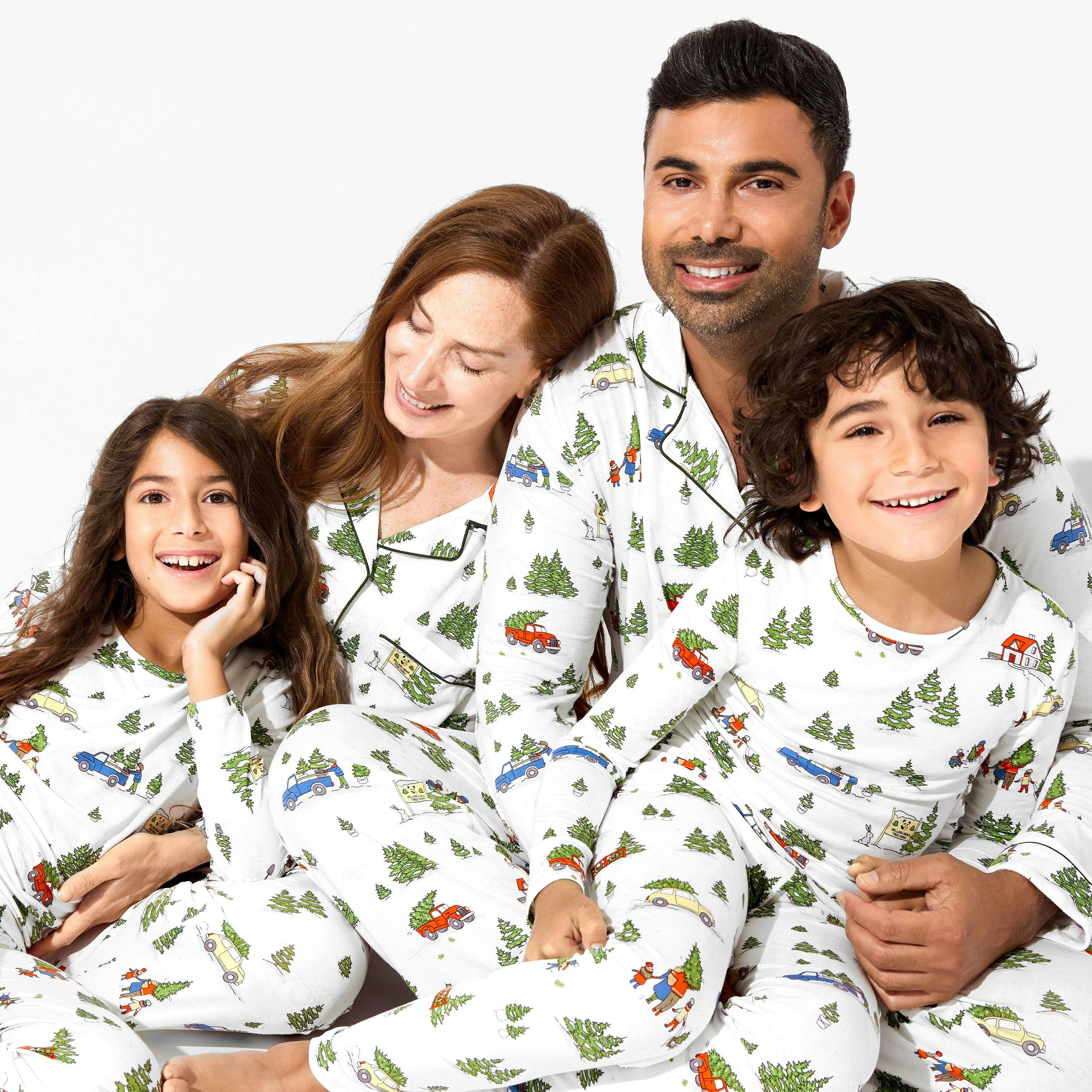 Christmas Tree Farm Bamboo Kids Pajamas