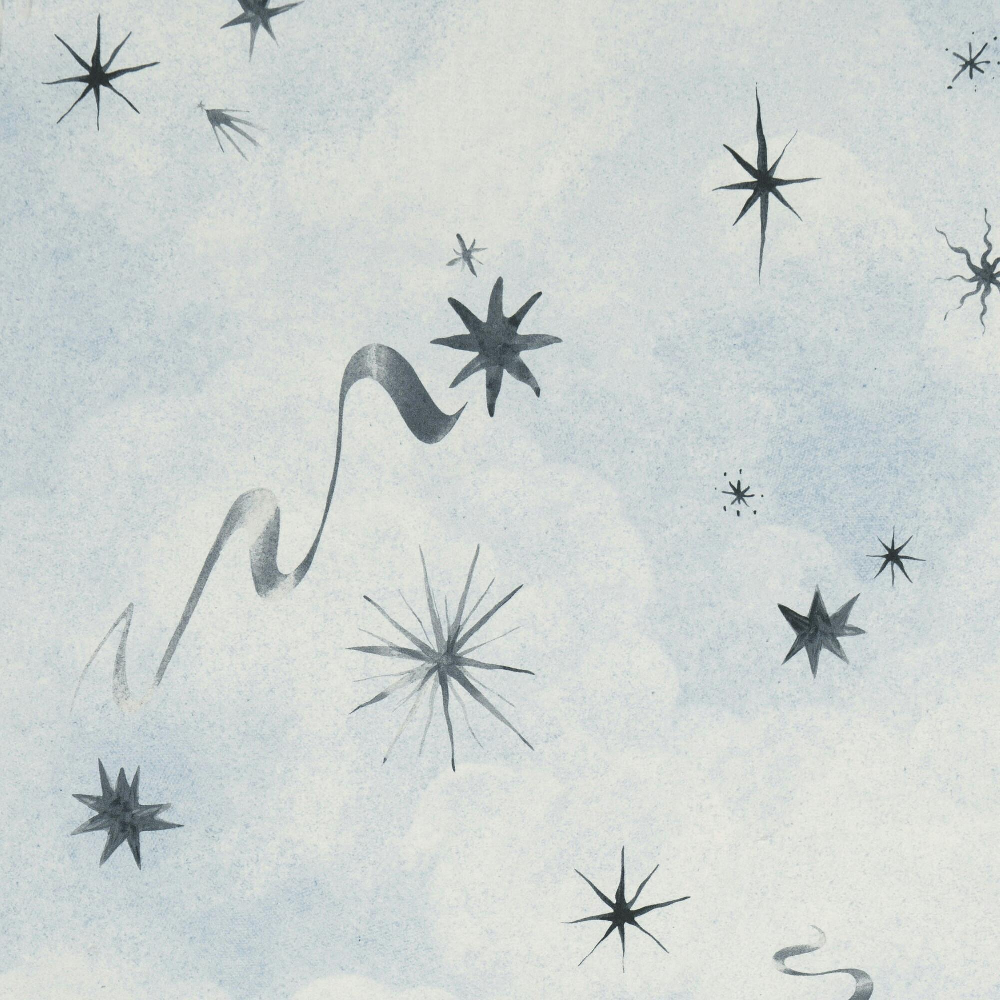 Luminaries Mid-Scale Design Textured Wallpaper
