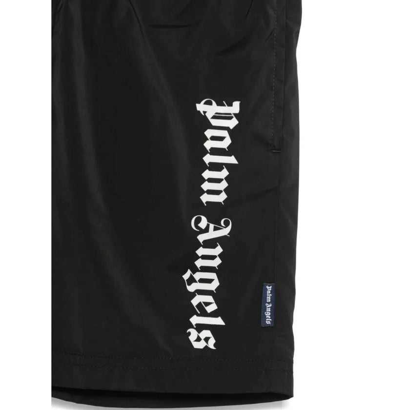 Long Beachwear Black Shorts