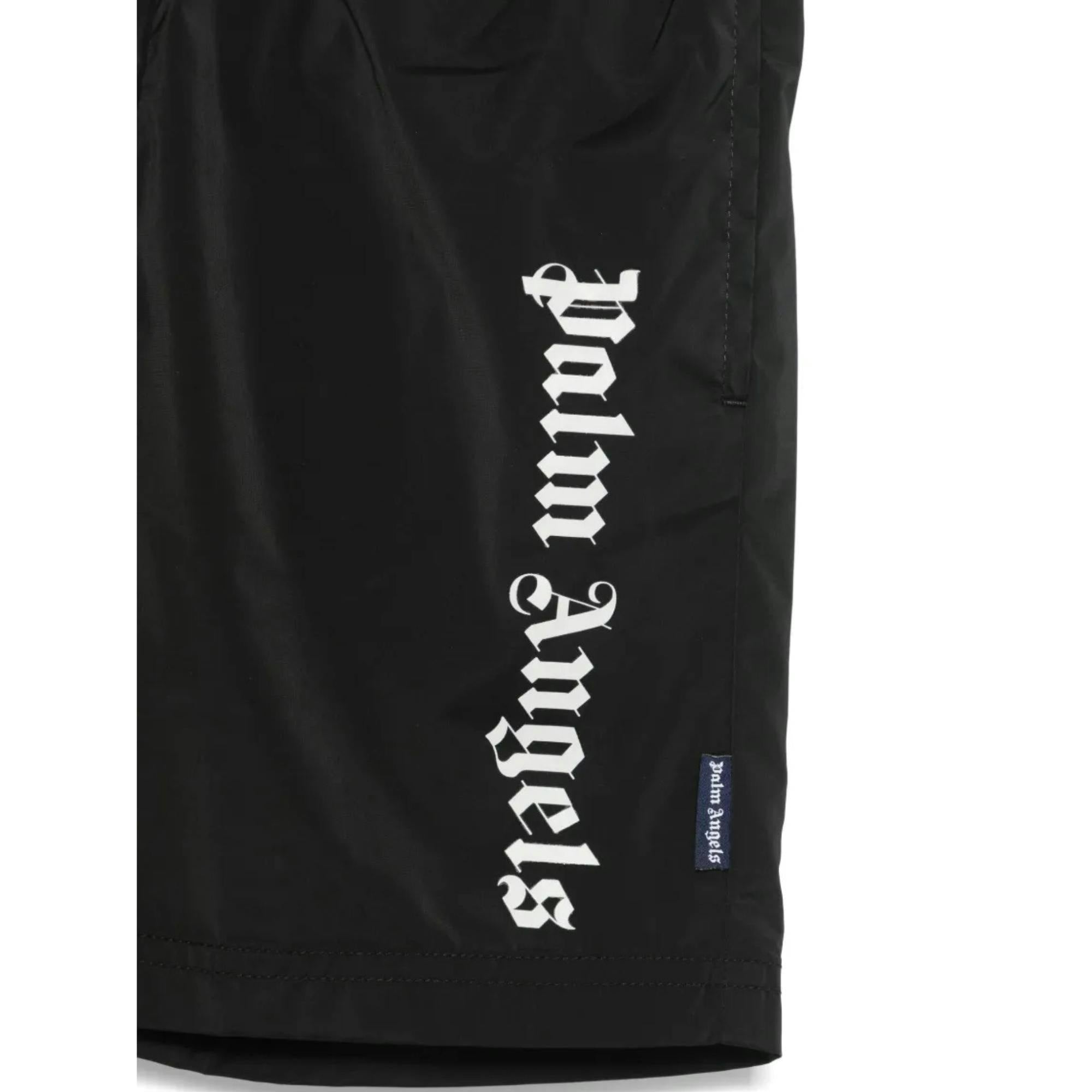 Long Beachwear Black Shorts
