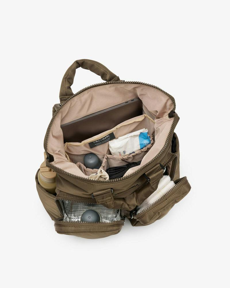 Ozzy Changing Tote / Backpack 2.0 Chocolate