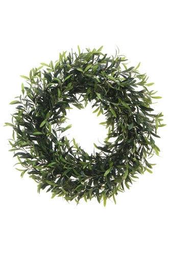 30" Artificial Olive Leaf Wreath