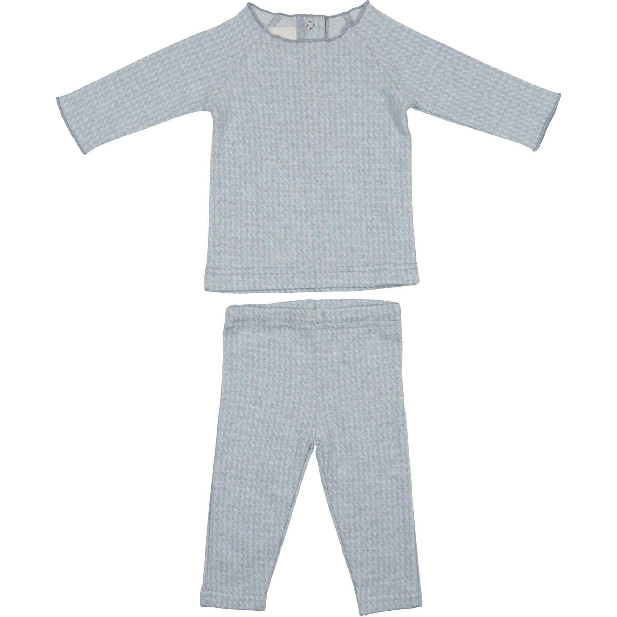 Wave Stripe 2-Piece Top & Pant Set