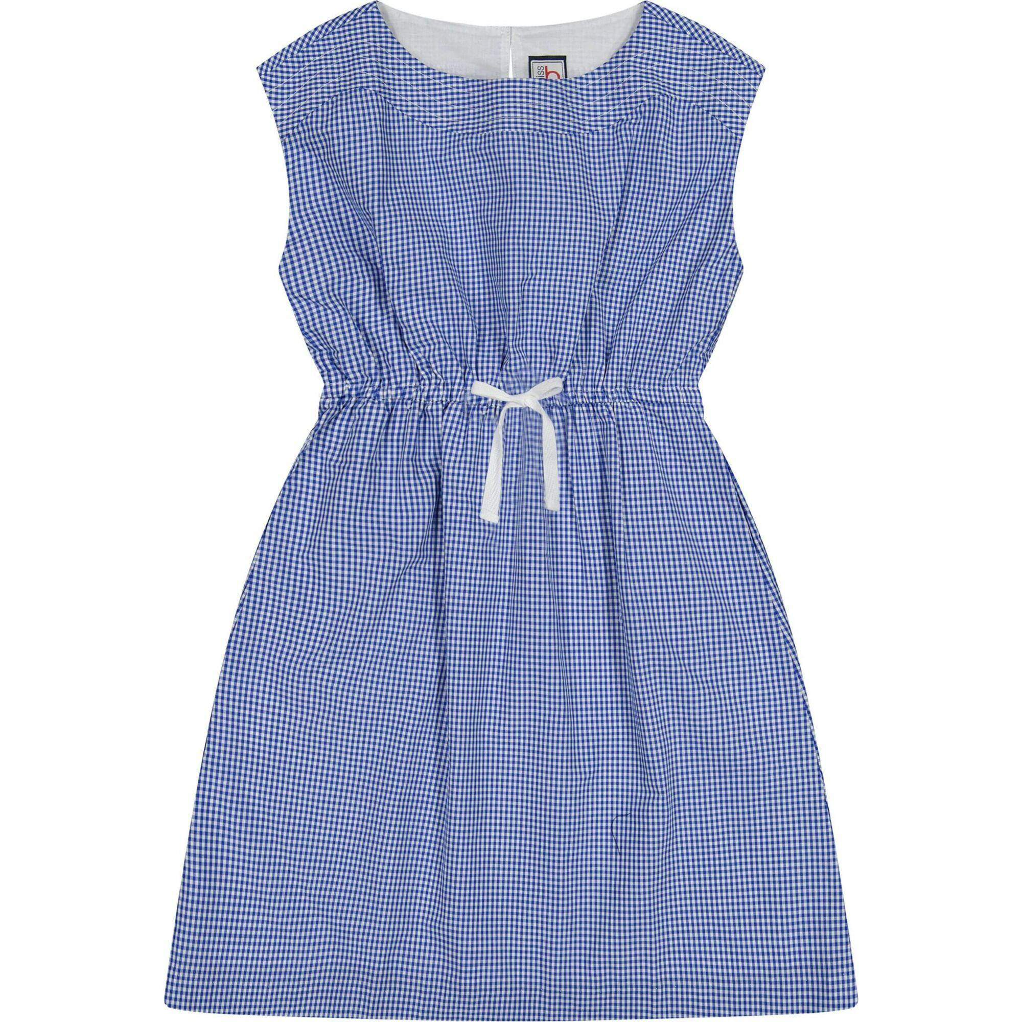 Izzy Drawstring Dress, Blue
