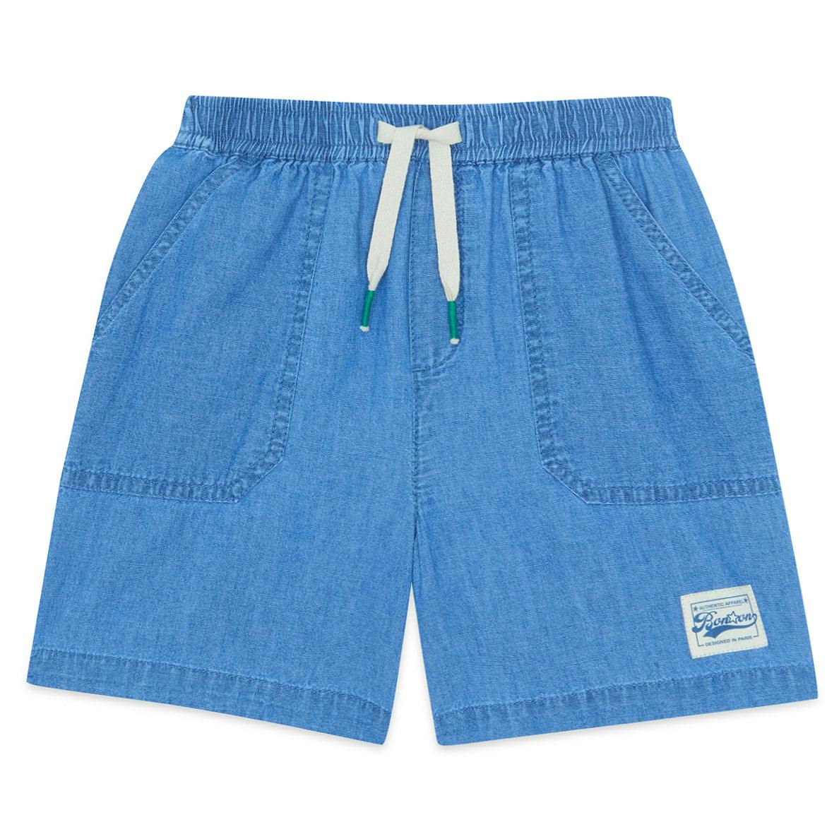 BONTON Naples Soft Shorts - Chambray
