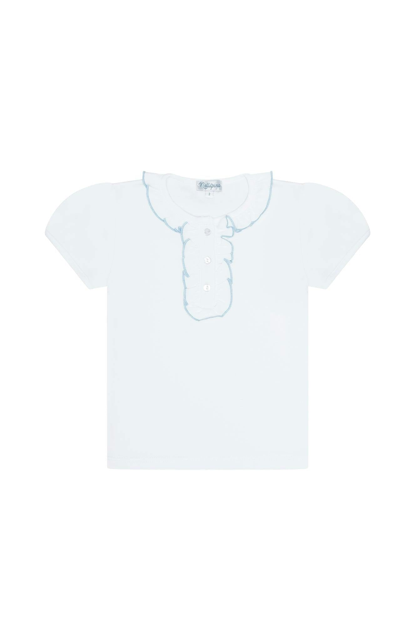 Ruffle Short Sleeve Tee