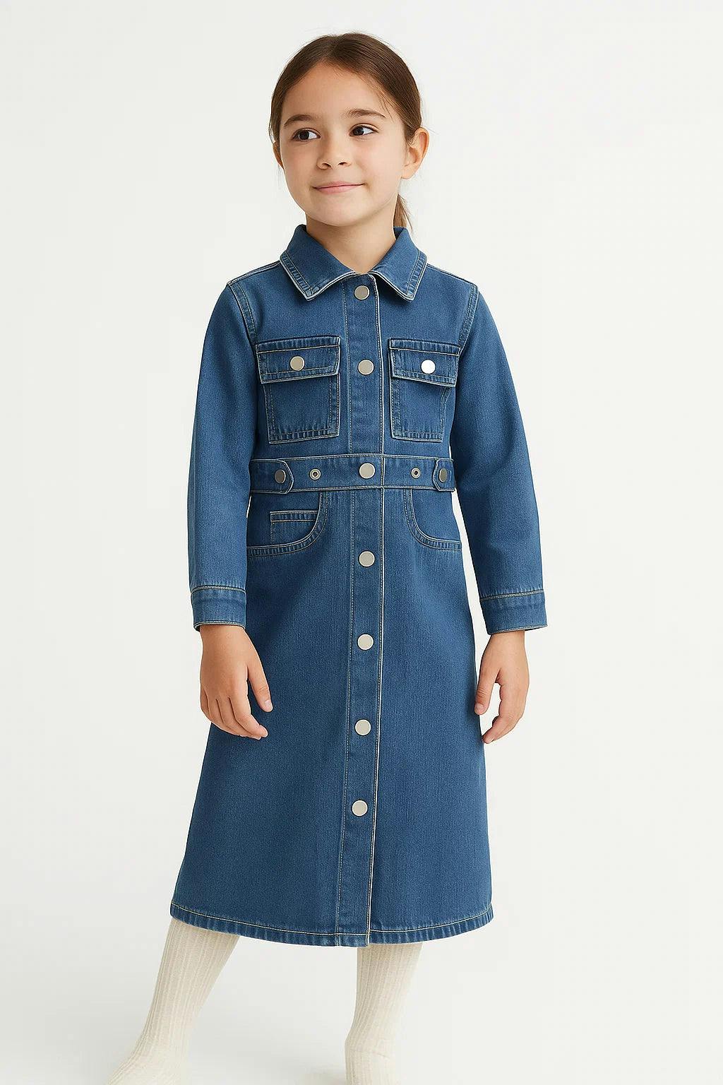 Denim Pocket Dress