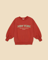Organic Weekend Sweatshirt in Rhythm Red
