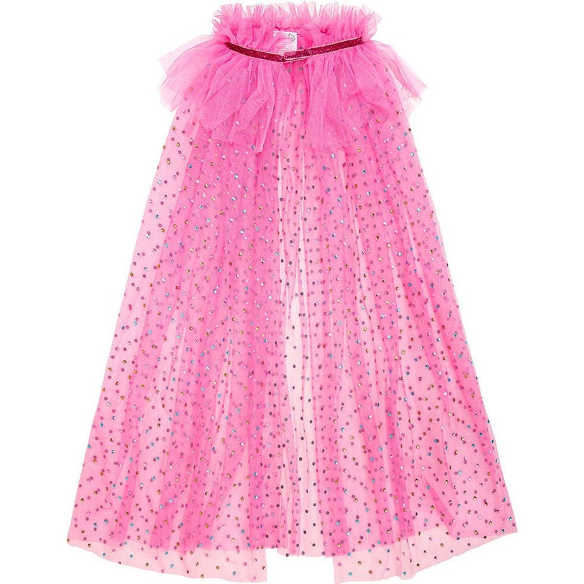 Raspberry Rhinestone Cape