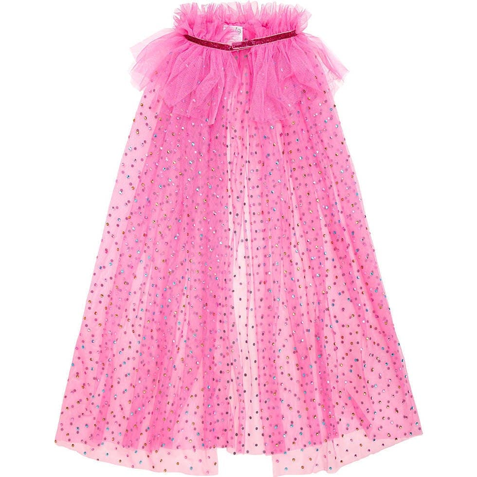 Raspberry Rhinestone Cape