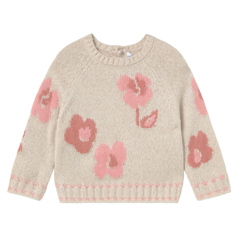 Milk Petal Jaquard Jumper