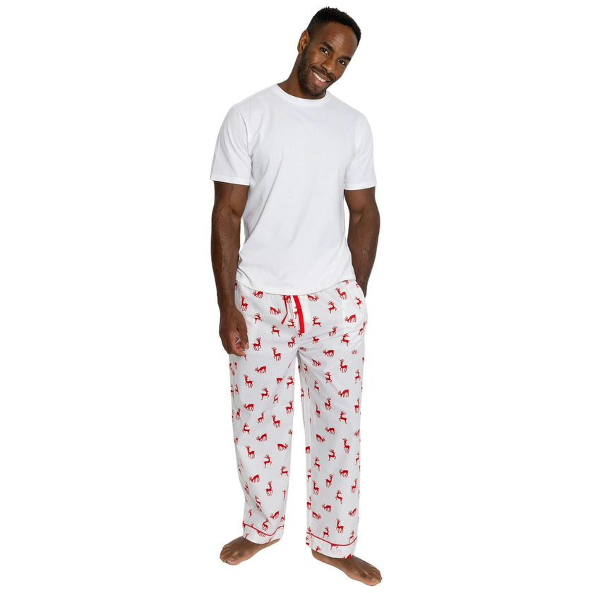 Men's Reindeer Red PJ Pants