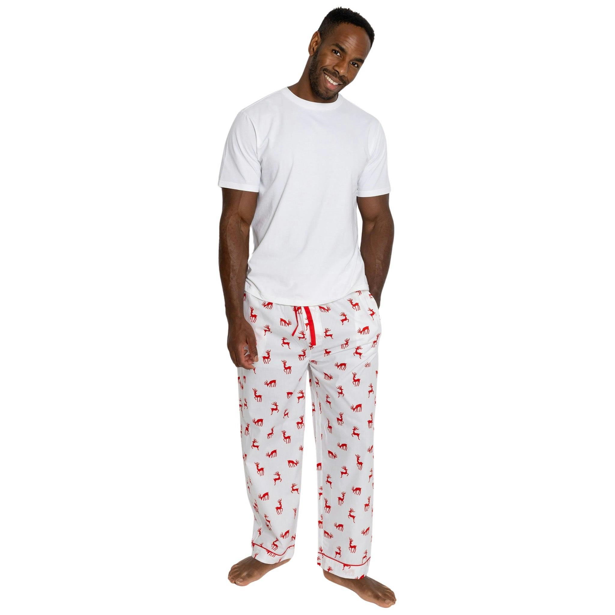 Men's Reindeer Red PJ Pants