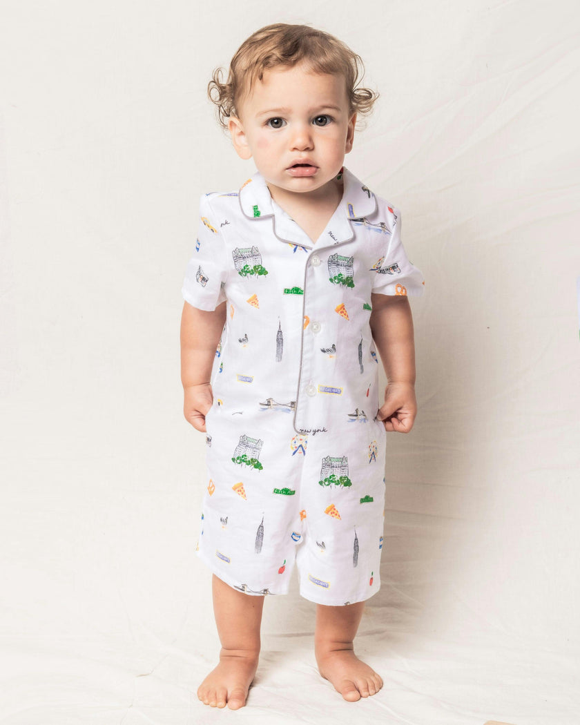 Baby's Twill Summer Romper in New York! New York!