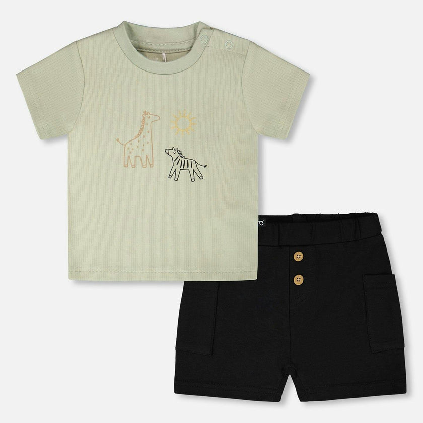 Organic Cotton Jersey Sweater And Pants Set