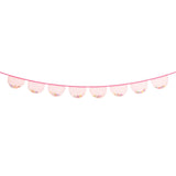 Pink Organza Pompom Garland