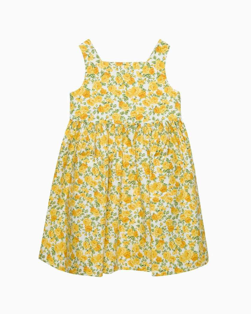 Adelina Summer Dress in Yellow Petite Rose