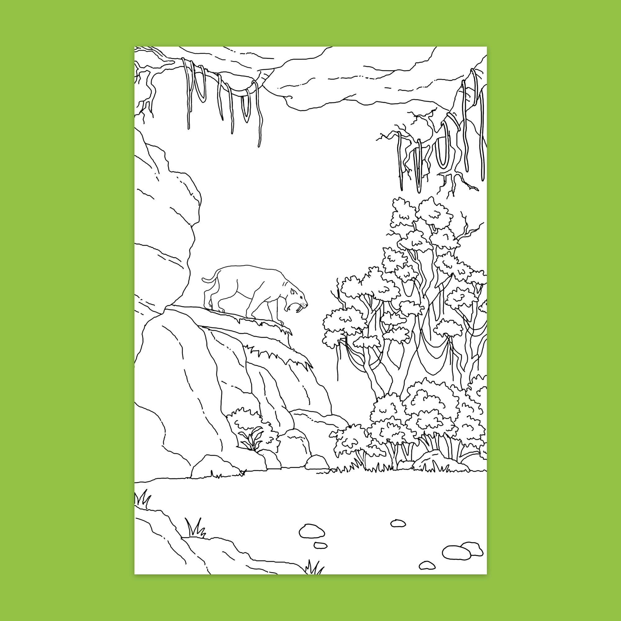 Color & Sticker Fun: Dinosaurs