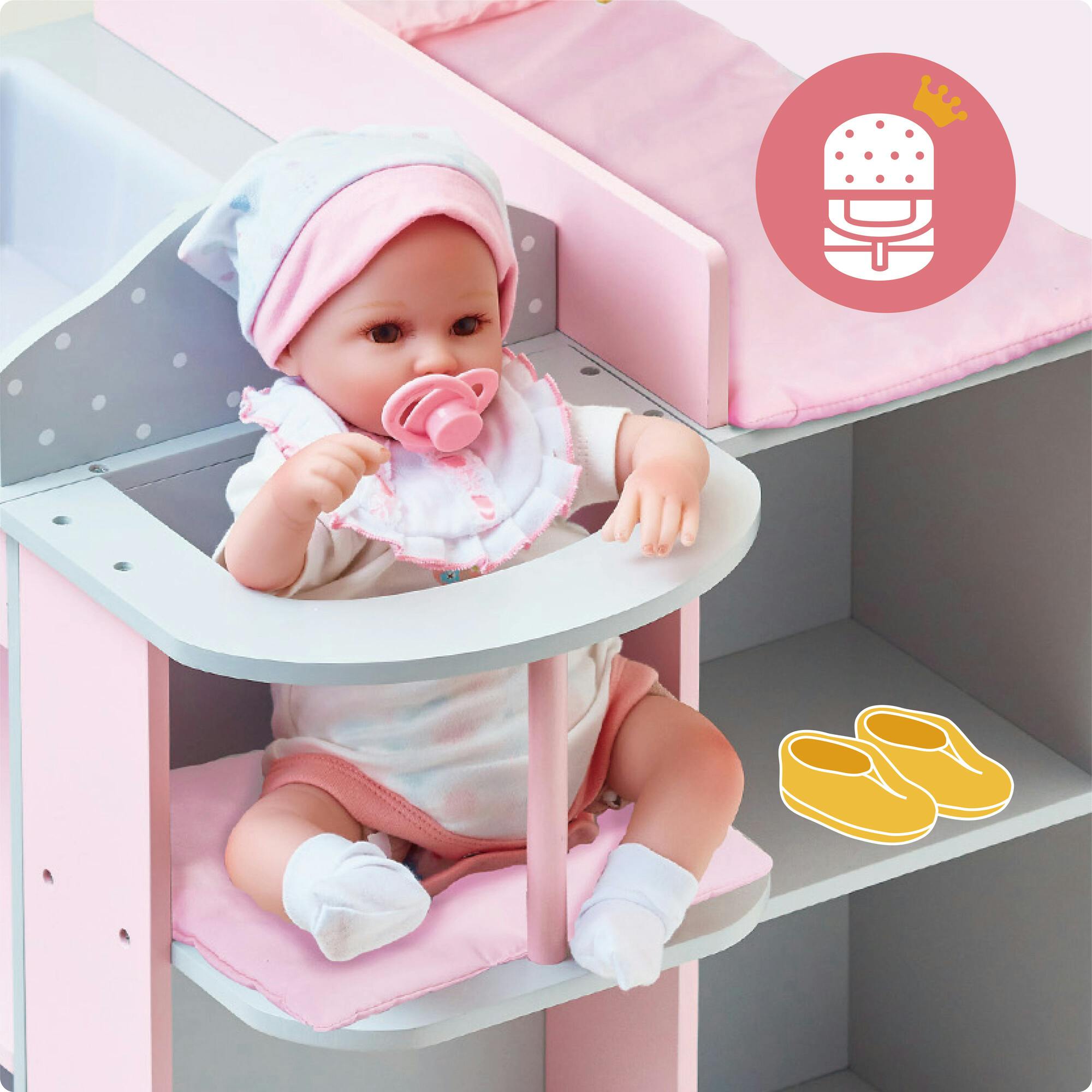 Olivia's Little World Wooden Doll Changing Station