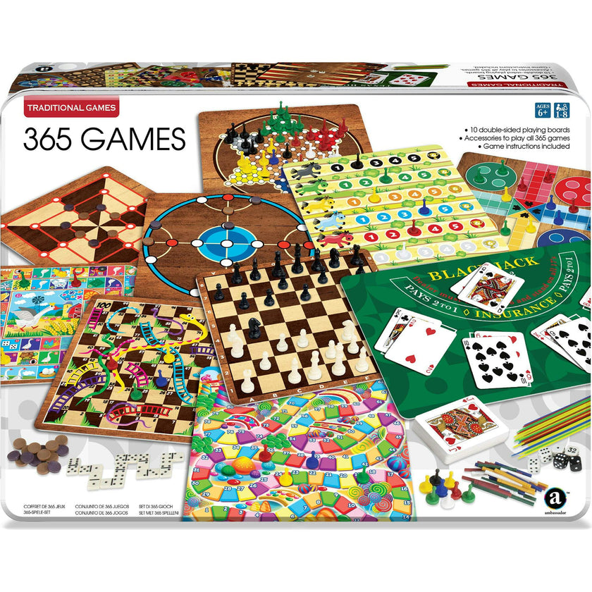 365 Games in Tin Storage Case: Games for Each Day of the Year