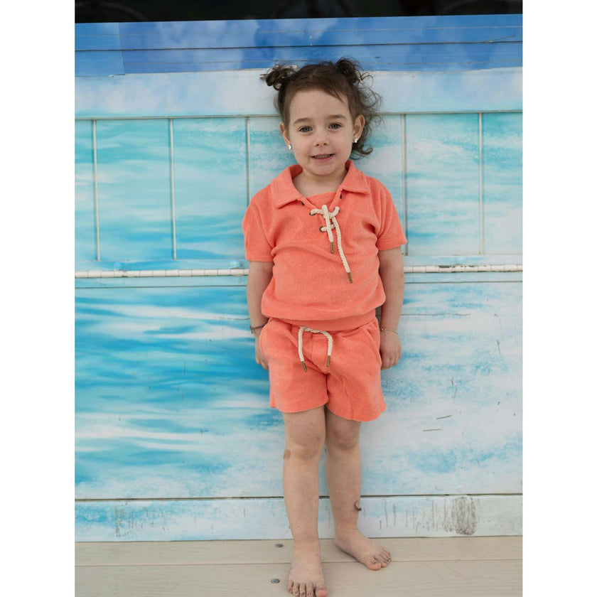 Beach Terry Pullover Top & Short Set