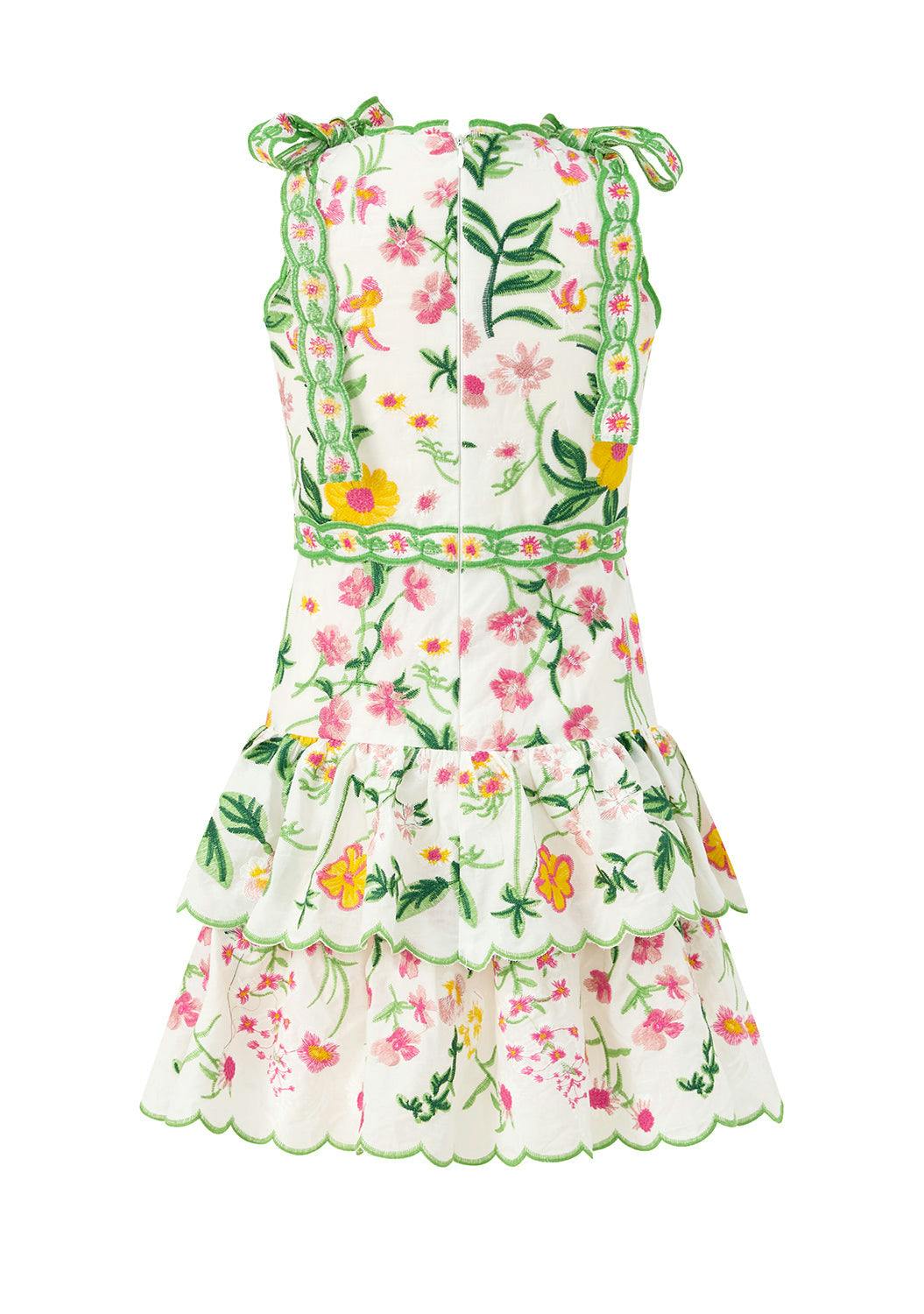 Kaylee Cotton Embroidered Mini Dress