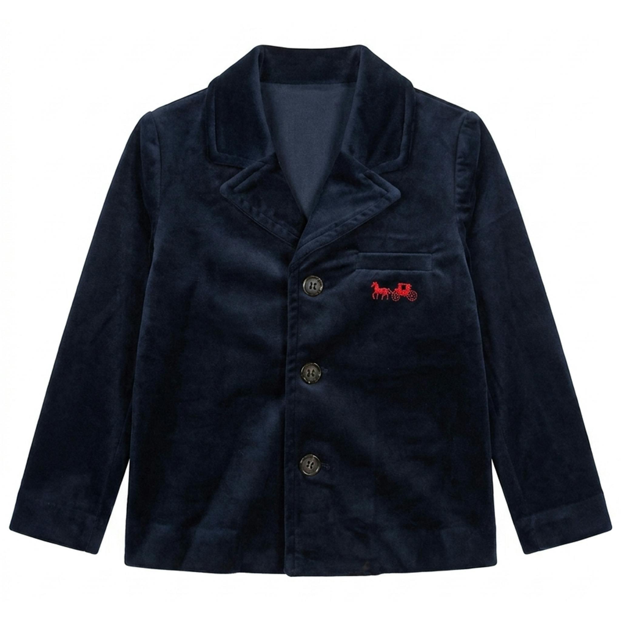 Horse Carriage Velour Blazer