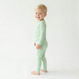 Pear Stripe Bamboo Toddler Pajama Set