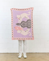 Catch of the Day Knit Mini Blanket
