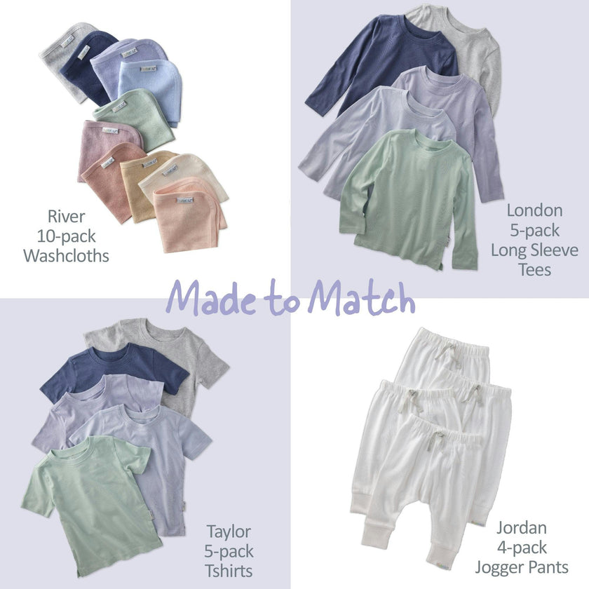 TAYLOR 5-Pack Toddler Short Sleeve T-Shirts