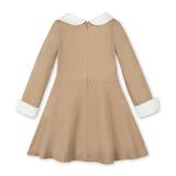 French Look Ponte Dress with Bow