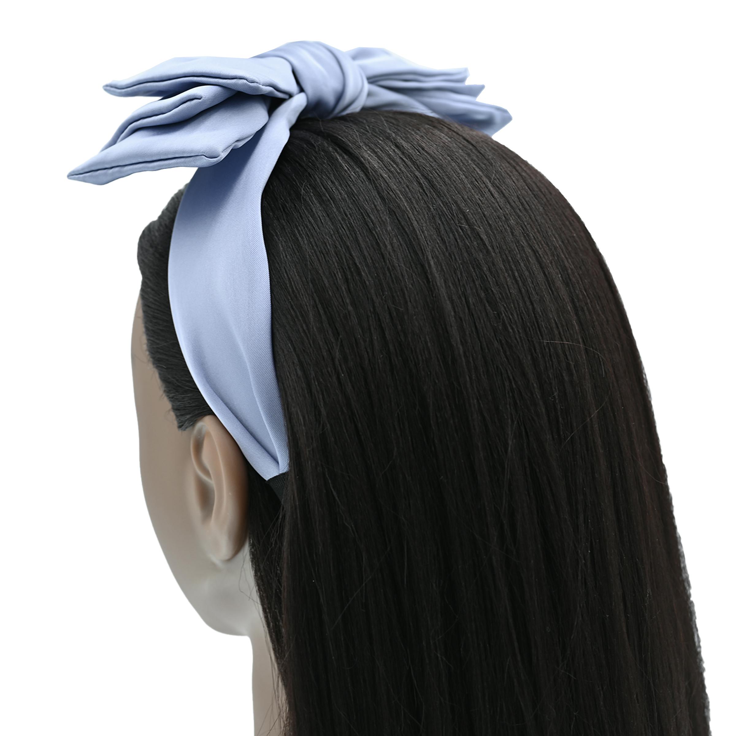 Multicolored Satin Ribbon Headband