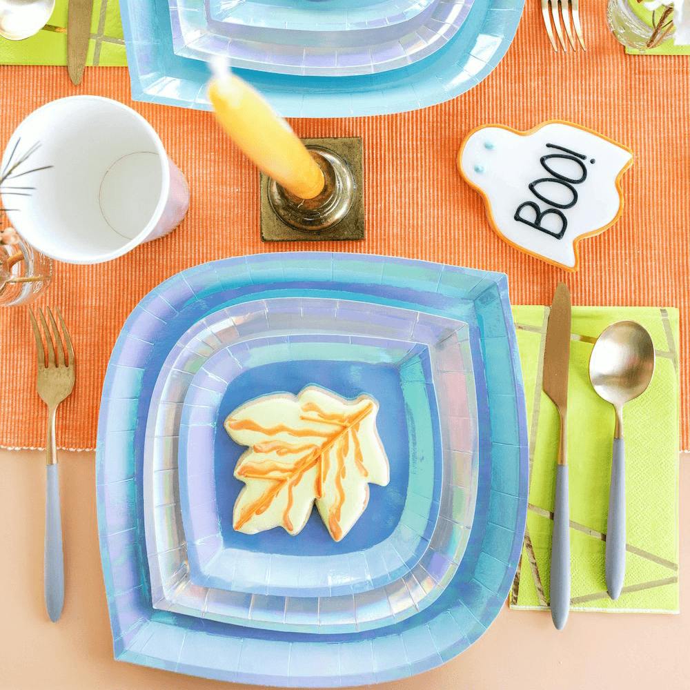 Posh Bubble Mint Plates - 3 Size Options